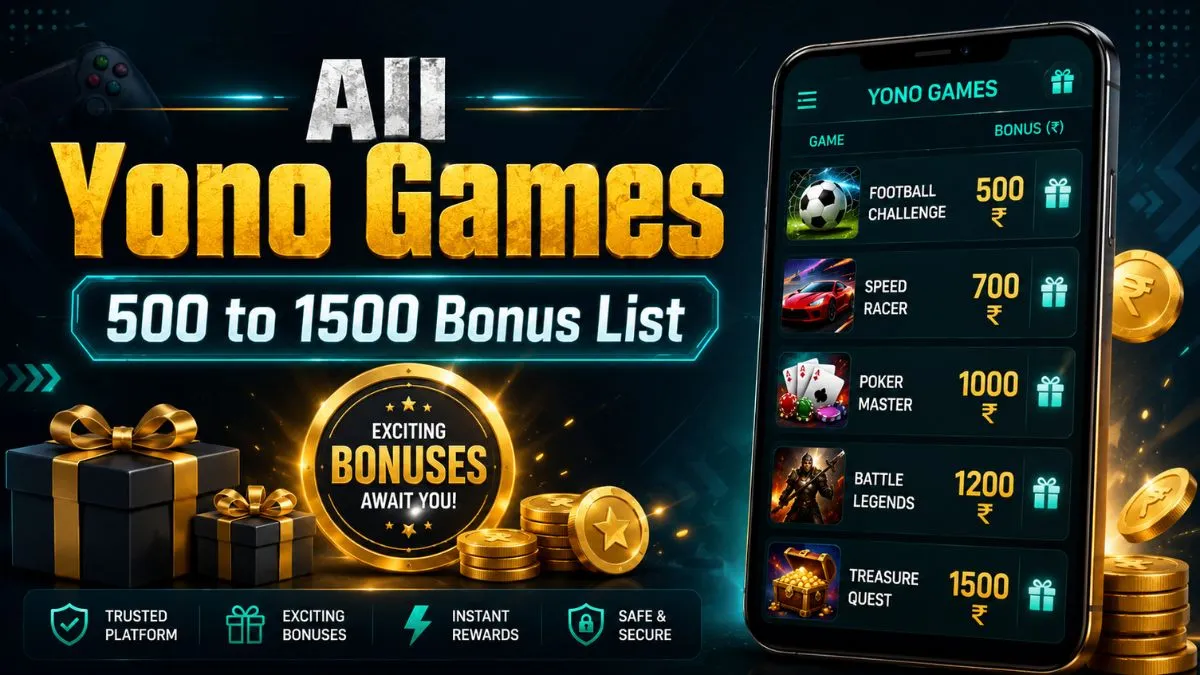 All Yono Games Bonus List – 500 to 1500 Promo Code Guide — All Yono India blog cover image